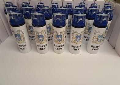 750ml personalised flip lid water bottle