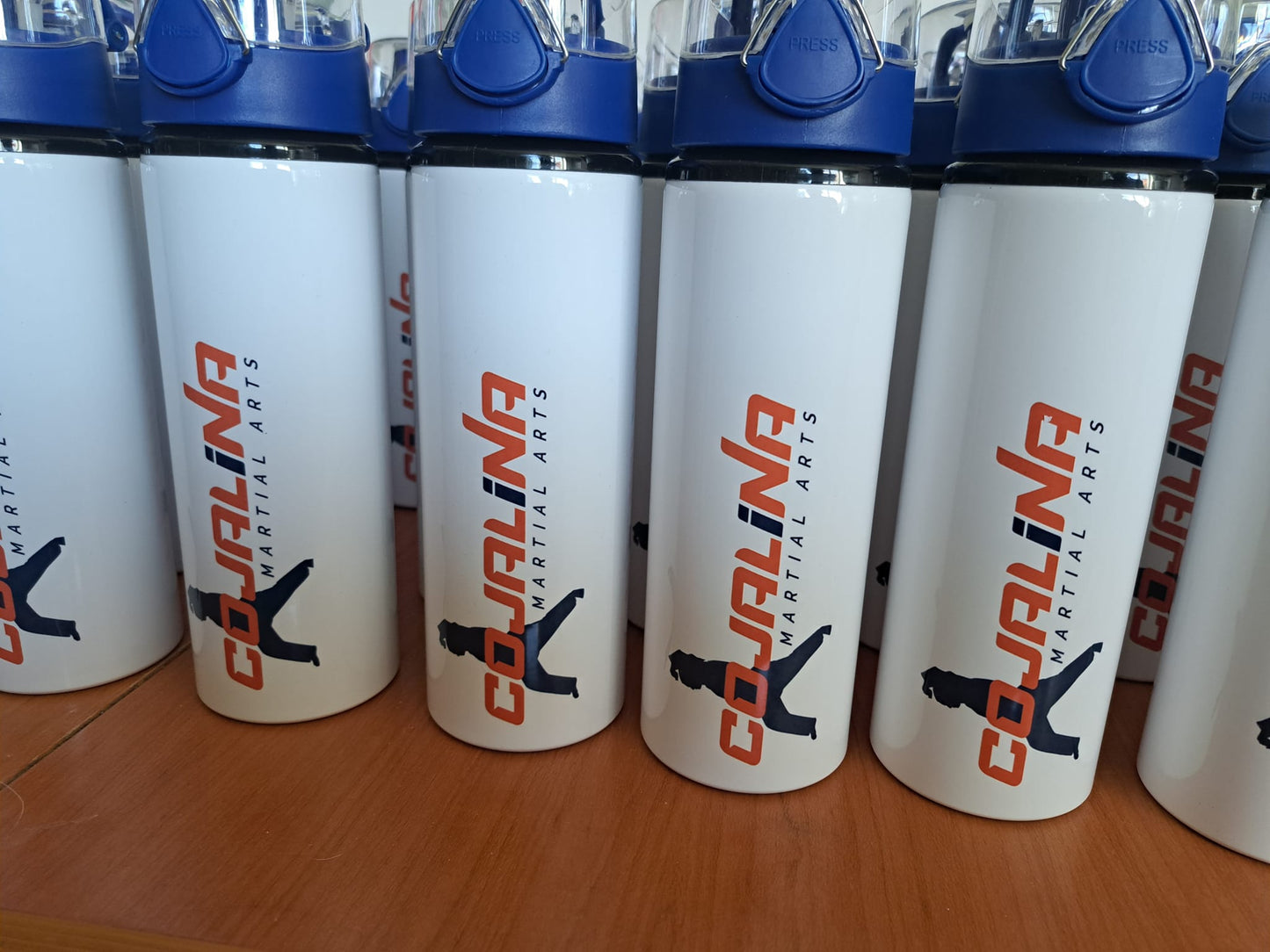 750ml personalised flip lid water bottle