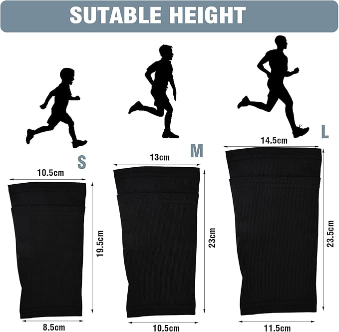 Shin pad socks
