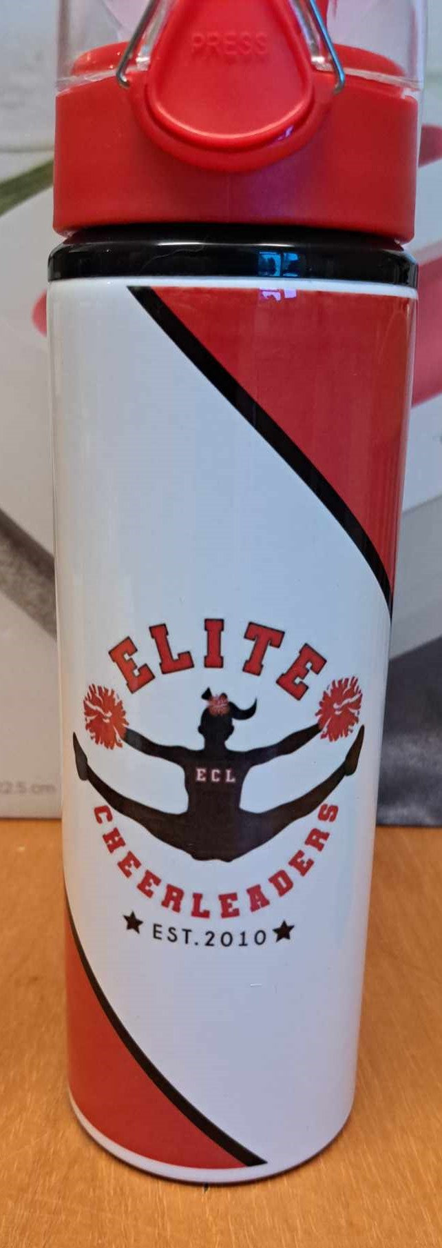 750ml personalised flip lid water bottle