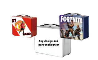 Personalised metal lunchbox