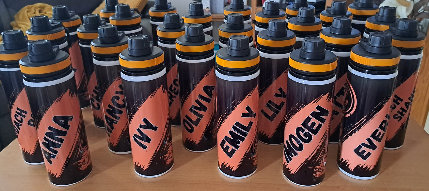 850ml personalised water bottle