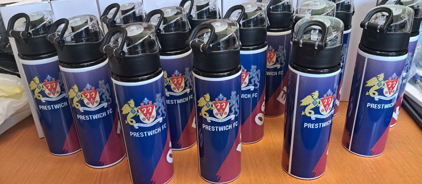 750ml personalised flip lid water bottle