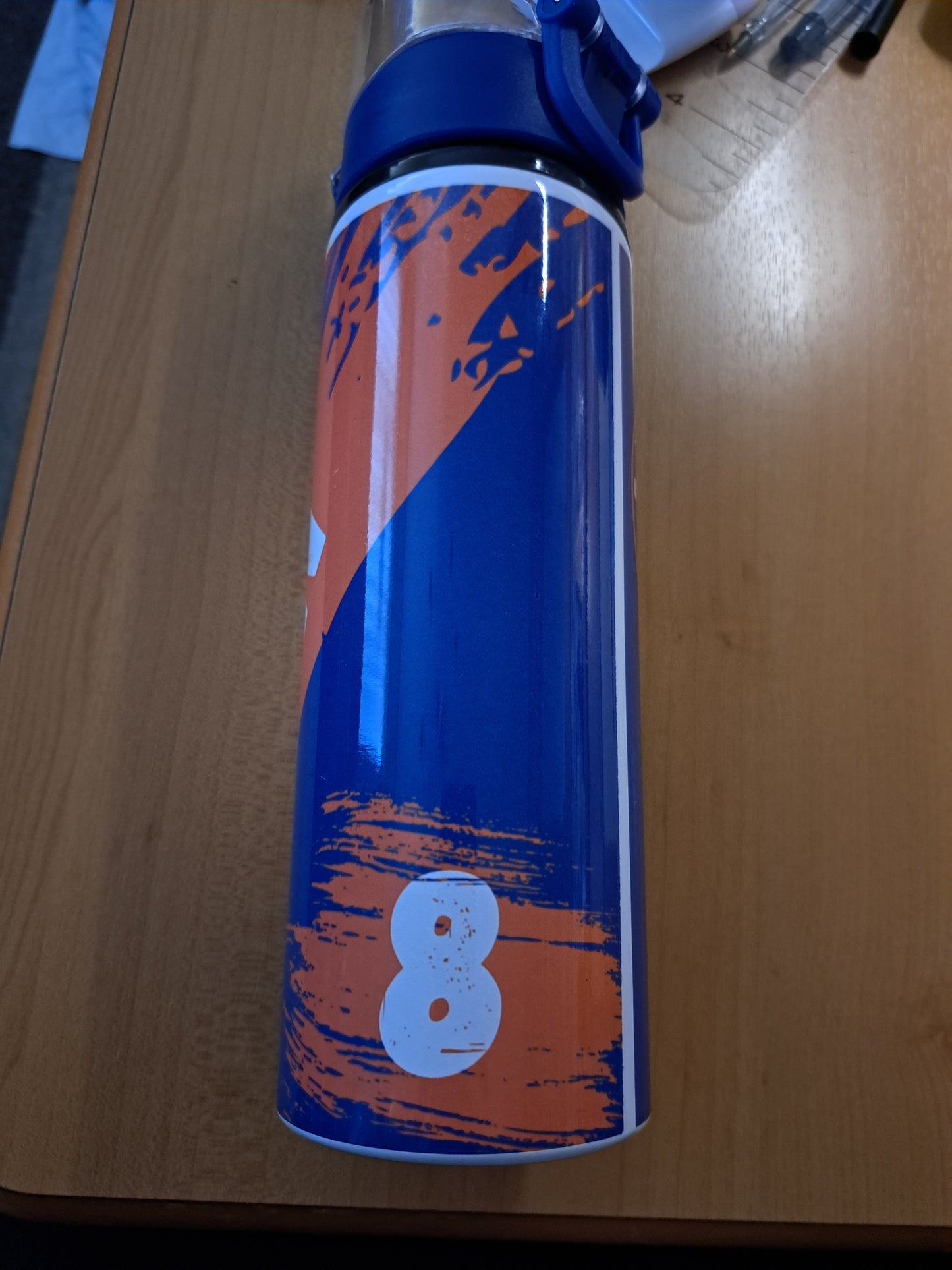750ml personalised flip lid water bottle
