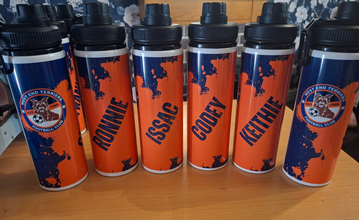850ml personalised water bottle