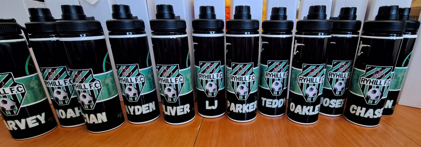 850ml personalised water bottle