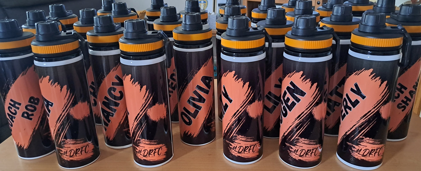 850ml personalised water bottle