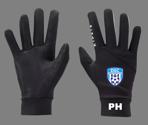 Kids' Football Gloves - Black