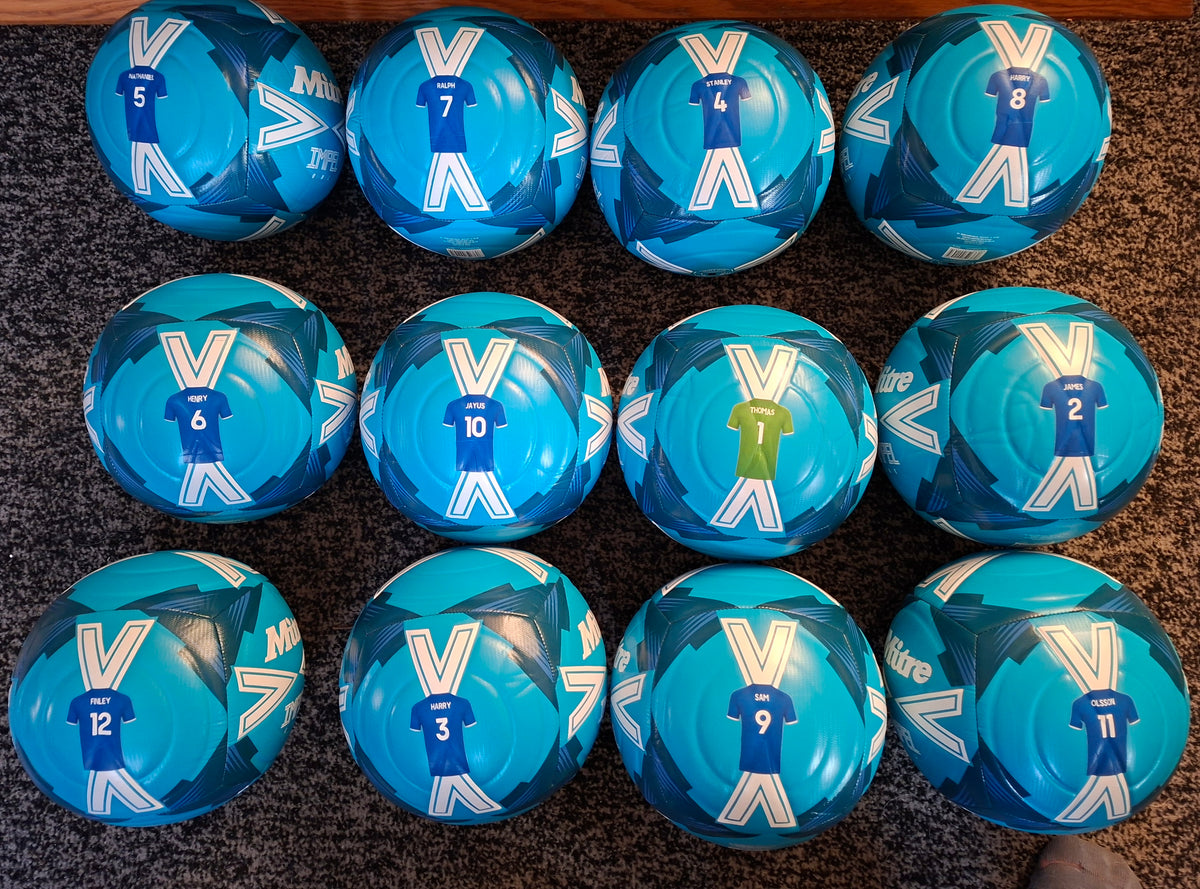 Personalised Mitre Footballs (with 2 images)