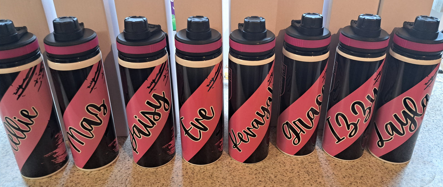 850ml personalised water bottle