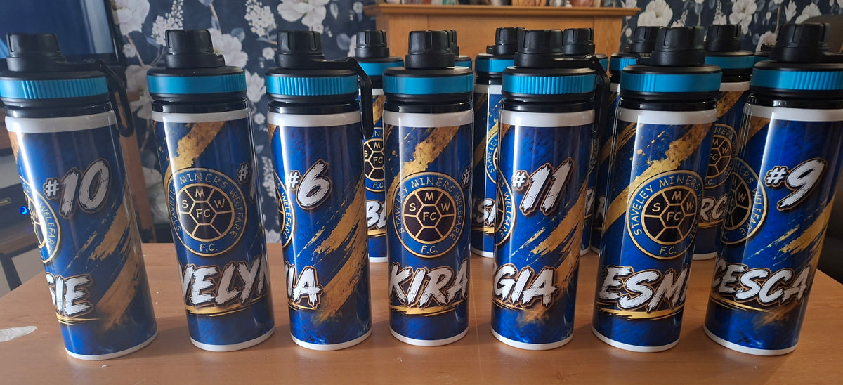 850ml personalised water bottle