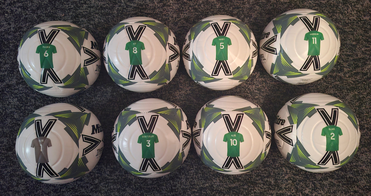 Personalised Mitre Footballs (with 2 images)