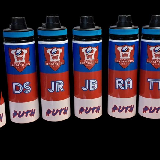 850ml personalised water bottle