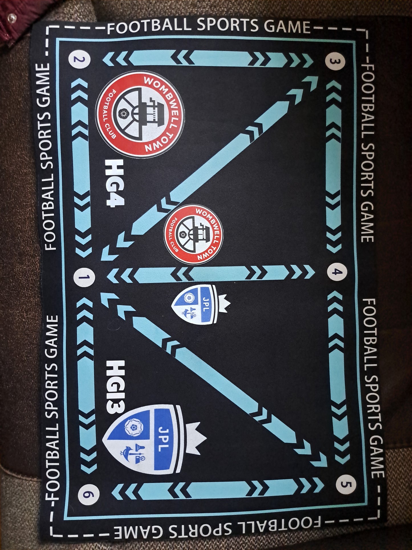 Footy skills mat (personalised)